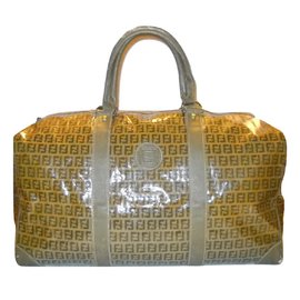 Fendi-Fendi Vintage travel bag-Brown,Beige