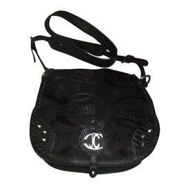 Just Cavalli-Bolsos de mano-Negro