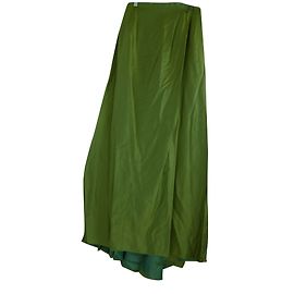 Chanel Jupe plissée Vert