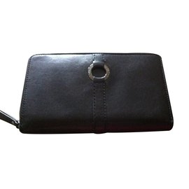 Autre Marque Esprit Wallet Black Leather Black