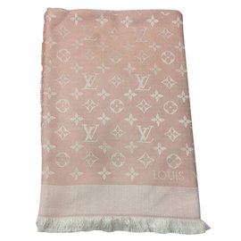 Louis Vuitton MONOGRAMM SCHAL VUITTON Pink