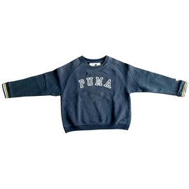Puma-Pulls, gilets garçon-Bleu