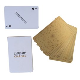 Chanel-tarjetas; "les talismanes"-Dorado