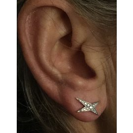 Mauboussin-Stars earrings-White
