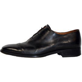 Santoni-Lace ups shoes-Black