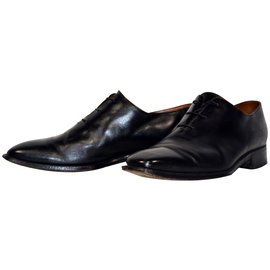 Santoni-Lace ups shoes-Black