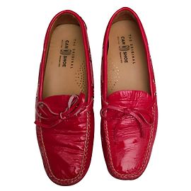 Car Shoes Mocassins Rouge