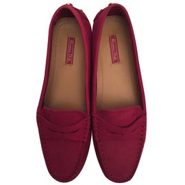 Massimo Dutti Mocassins Rouge