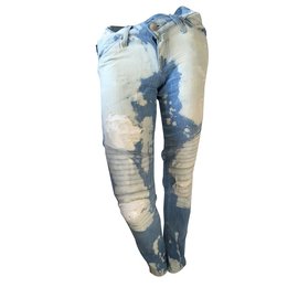 Autre Marque Vaqueros de algodón azules XS Azul