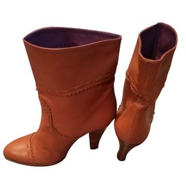 Marc Jacobs-Ankle Boots-Caramel