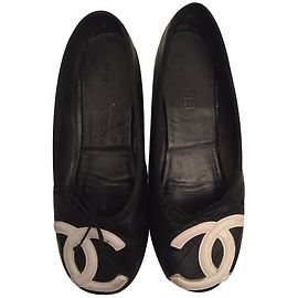 Chanel Ballerinas Black