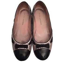 Marc Jacobs leather ballet flats pink Pink