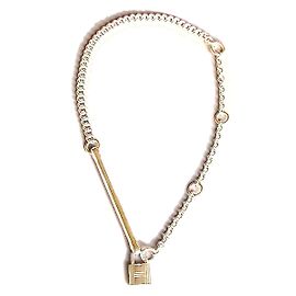 Hermès Nuova Kelly Lock Argento