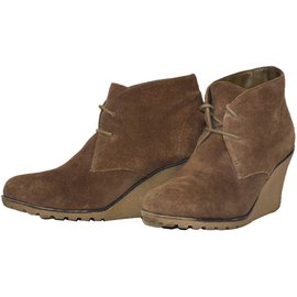 BOTTINES A LACETS CLARKS Marron