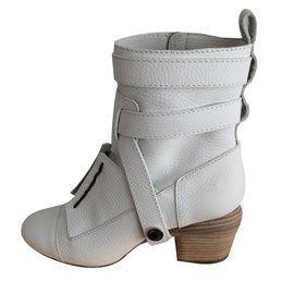 Fendi-Ankle Boots-White