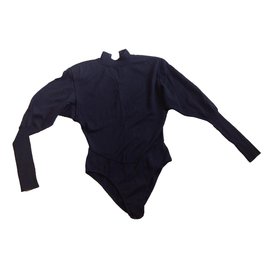 Alaïa-cuerpo suéter-Negro