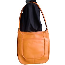Louis Vuitton Modèle SALABHA cuir épi Orange