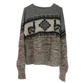 Isabel Marant Etoile Suéter Castaño Gris