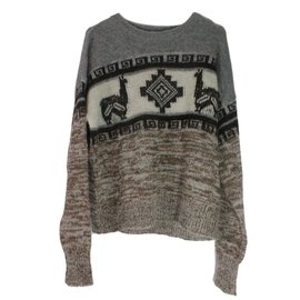 Isabel Marant Etoile Pull Marron Gris