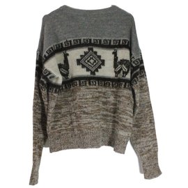 Isabel Marant Etoile-Sweater-Brown,Grey