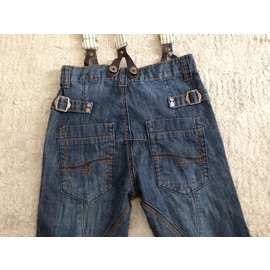 Autre Marque-Jeans.Dept by kid's graffiti-Blue