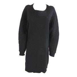Limi Feu-Limi Feu Black Sweater Dress-Nero