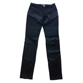 Givenchy-Pantalon cuir-Noir