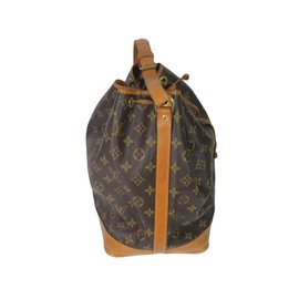 Louis Vuitton-Bolso grand noé-Beige