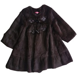 Manoush Fur coat Brown