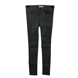 Saint Laurent Lederhosen Grau