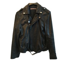 Autre Marque-Lynn Adler Biker jacket-Black