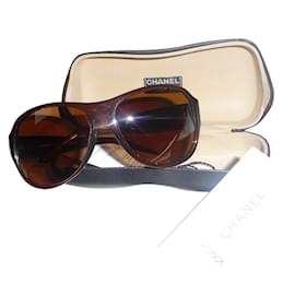 Gafas de sol Chanel marrones de plástico Castaño