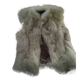 Sam Rone Felllose Weste Beige