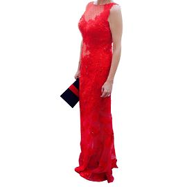 Autre Marque Sherri Hill Kleid Rot