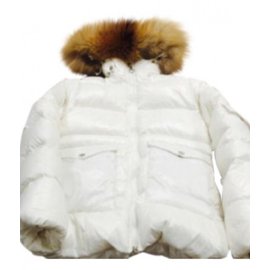 Pyrenex-Hervorragende warme weiße Jacke-Weiß