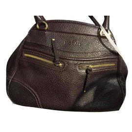 Bolsa Hogan de couro marrom Marrom