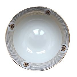 Autre Marque Lenox The Current Bowl Colin Cowie Ivory and Gold Eggshell