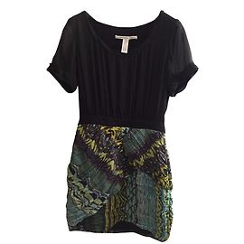 Robe Diane Von Furstenberg en soie noire Noir