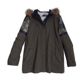 Ikks PARKA MILITAIRE Kaki