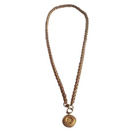 Chanel-Long necklace-Golden