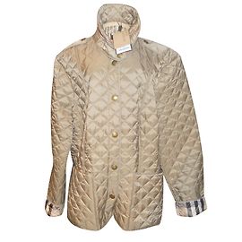 Burberry Brit VESTE CAPITONNEE AVEC DETAILS CHECK Taupe