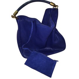 Yves Saint Laurent Sac YSL modèle Roady Bleu