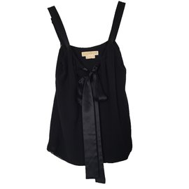 Michael Kors Seidentop Schwarz Schwarz