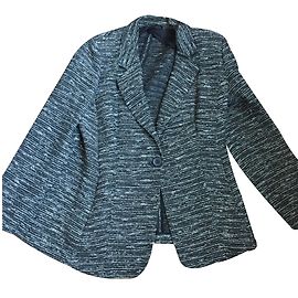 Giacca Marina Rinaldi in cotone grigio Grigio