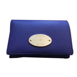 Mulberry Wallet Blue