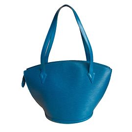 Louis Vuitton St Jacques Tote in pelle blu Blu