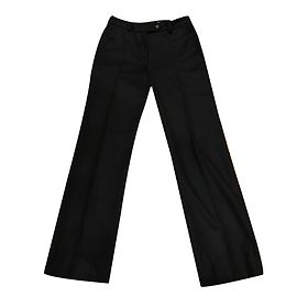 Christian Dior Pantalon droit Noir