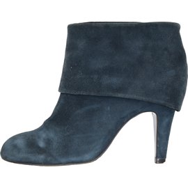 ASH BOTTINES A TALON Bleu