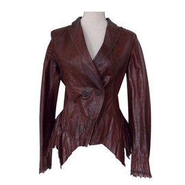 Marithé et François Girbaud Veste Marron