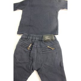 Burberry-Set : tee shirt and trousers-Blue